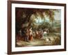 A Gypsies' Encampment, 1788-William Shayer-Framed Giclee Print