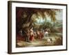 A Gypsies' Encampment, 1788-William Shayer-Framed Giclee Print