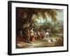 A Gypsies' Encampment, 1788-William Shayer-Framed Giclee Print