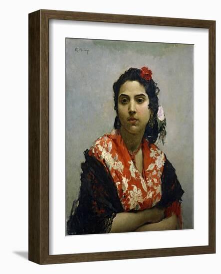 A Gypsy, 1872-Raimundo De madrazo-Framed Giclee Print