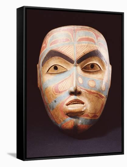 A Haida Portrait Mask-null-Framed Stretched Canvas