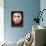 A Haida Portrait Mask-null-Giclee Print displayed on a wall