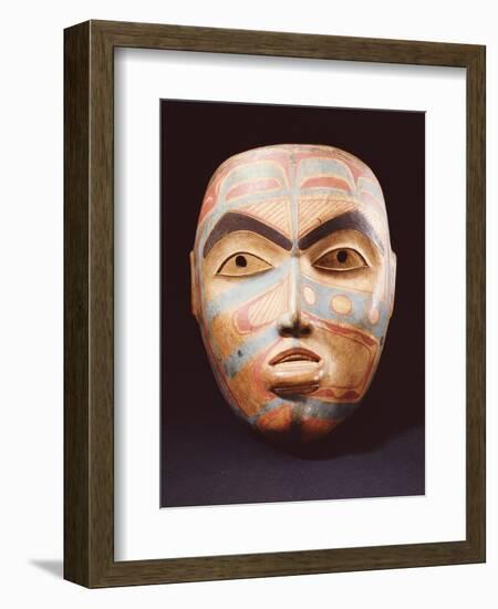 A Haida Portrait Mask-null-Framed Giclee Print