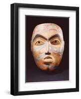 A Haida Portrait Mask-null-Framed Giclee Print