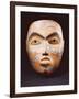 A Haida Portrait Mask-null-Framed Giclee Print