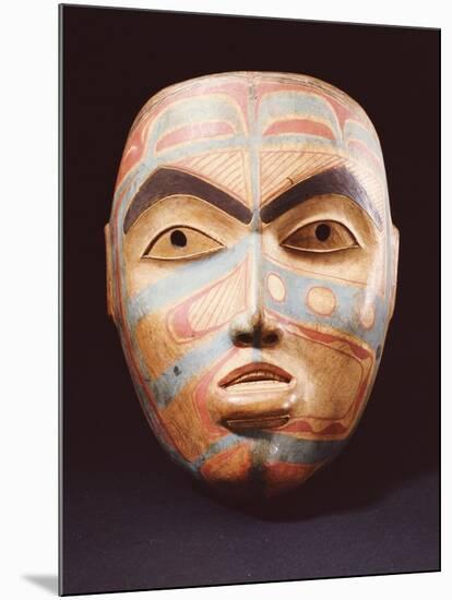 A Haida Portrait Mask-null-Mounted Giclee Print