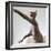 A hairless sphinx cat takes a swing at a toy-James White-Framed Photographic Print