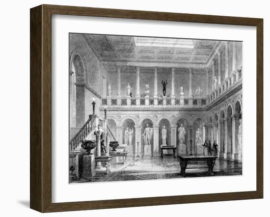 A Hall in Deepdene, Dorking, Surrey, 19th Century-MJ Starling-Framed Giclee Print