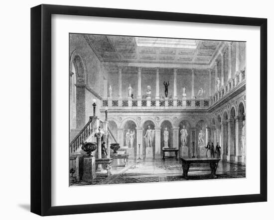 A Hall in Deepdene, Dorking, Surrey, 19th Century-MJ Starling-Framed Giclee Print