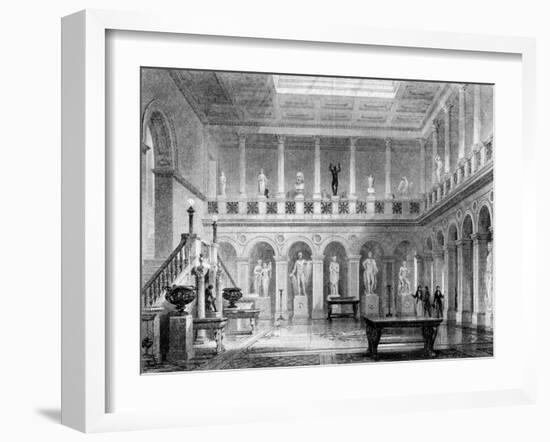 A Hall in Deepdene, Dorking, Surrey, 19th Century-MJ Starling-Framed Giclee Print
