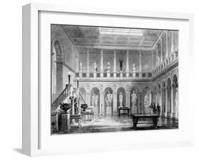 A Hall in Deepdene, Dorking, Surrey, 19th Century-MJ Starling-Framed Giclee Print