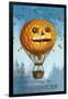 A Halloween Pumpkin Hot Air Balloon, 1909-Ellen Hattie Clapsaddle-Framed Giclee Print