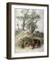 A Halt, 1888-John Gilbert-Framed Giclee Print