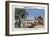 A Halt in the Sahara, Algeria-null-Framed Giclee Print