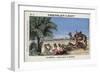 A Halt in the Sahara, Algeria-null-Framed Giclee Print