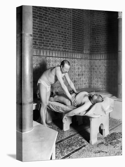 A Hammam in Paris, c.1900-French Photographer-Stretched Canvas