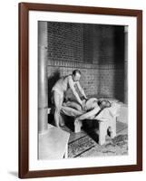 A Hammam in Paris, c.1900-French Photographer-Framed Photographic Print