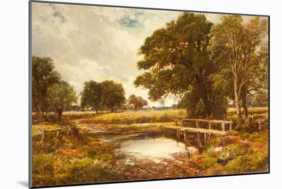 A Hampshire Ford, 1891-Edmund Morison Wimperis-Mounted Giclee Print