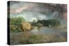A Hampshire Haying-Sir David Murray-Stretched Canvas