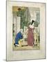 A Hand Coloured Lithographed Scene of a Man Proposing, C.1800 (Hand Coloured Lithoraph on Card)-null-Mounted Giclee Print