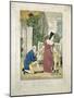 A Hand Coloured Lithographed Scene of a Man Proposing, C.1800 (Hand Coloured Lithoraph on Card)-null-Mounted Giclee Print