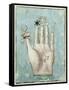 A Hand with Alchemical Symbols Against the Fingers, First Half of the 17th Century-null-Framed Stretched Canvas