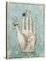 A Hand with Alchemical Symbols Against the Fingers, First Half of the 17th Century-null-Stretched Canvas