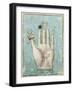 A Hand with Alchemical Symbols Against the Fingers, First Half of the 17th Century-null-Framed Giclee Print