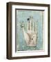 A Hand with Alchemical Symbols Against the Fingers, First Half of the 17th Century-null-Framed Giclee Print