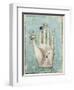 A Hand with Alchemical Symbols Against the Fingers, First Half of the 17th Century-null-Framed Giclee Print