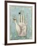 A Hand with Alchemical Symbols Against the Fingers, First Half of the 17th Century-null-Framed Giclee Print