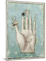 A Hand with Alchemical Symbols Against the Fingers, First Half of the 17th Century-null-Mounted Giclee Print