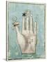 A Hand with Alchemical Symbols Against the Fingers, First Half of the 17th Century-null-Stretched Canvas