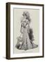 A Handsome Gown in Taffetas-null-Framed Giclee Print