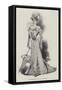 A Handsome Gown in Taffetas-null-Framed Stretched Canvas