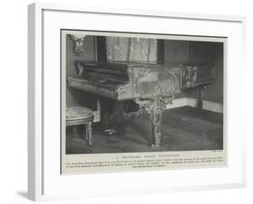 A Handsome Grand Pianoforte-null-Framed Giclee Print