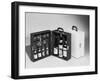 A Handy Case Containing Whisky, Martini and Gin, Mixers, a Bottle Opener and Glasses!-null-Framed Photographic Print