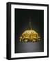 A "Hanging Head" Dragonfly Glass and Gilt Bronze Chandelier-Tiffany Studios-Framed Giclee Print