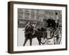 A Hansom at Madison Square, New York-null-Framed Photo
