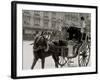 A Hansom at Madison Square, New York-null-Framed Photo