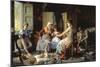 A Happy Family-Giovanni Battista Torriglia-Mounted Premium Giclee Print