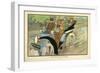 A Happy Party of Little Motorists-Charles Robinson-Framed Art Print