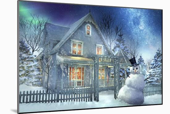 A Happy Snowman-Joel Christopher Payne-Mounted Giclee Print