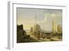 A Harbour Scene in the Isle of Wight, Looking Towards the Needles, 1824-George Vincent-Framed Giclee Print