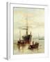 A Harbour Scene with a View of Venice-Bartolomeo Bezzi-Framed Giclee Print