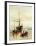 A Harbour Scene with a View of Venice-Bartolomeo Bezzi-Framed Giclee Print