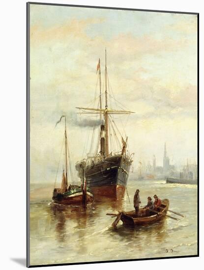 A Harbour Scene with a View of Venice-Bartolomeo Bezzi-Mounted Giclee Print