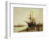 A Harbour-Eugene Galien-Laloue-Framed Premium Giclee Print