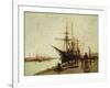 A Harbour-Eugene Galien-Laloue-Framed Giclee Print