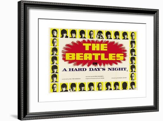 A Hard Day's Night, 1964-null-Framed Giclee Print